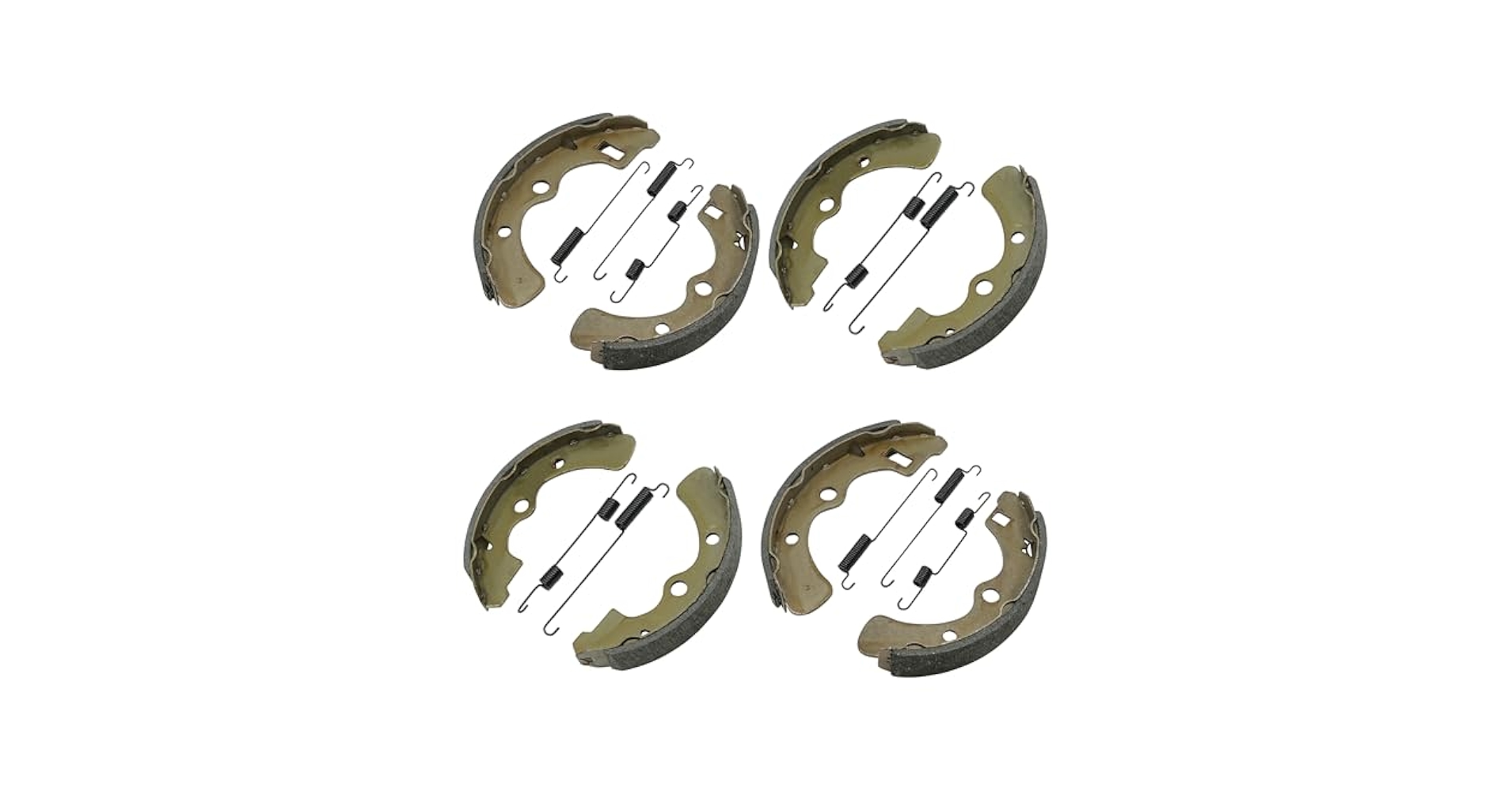 その他 CUTSE2 Amazon.com: Caltric 2 Front Rear Brake Shoe Compatible with