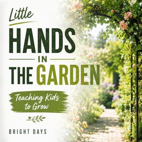 Diseño de la portada del título Little Hands in the Garden