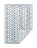 Indoor/Outdoor Area Rug - Made from 100% Recycled Polypropylene Plastics Great for Patios, Porches,...