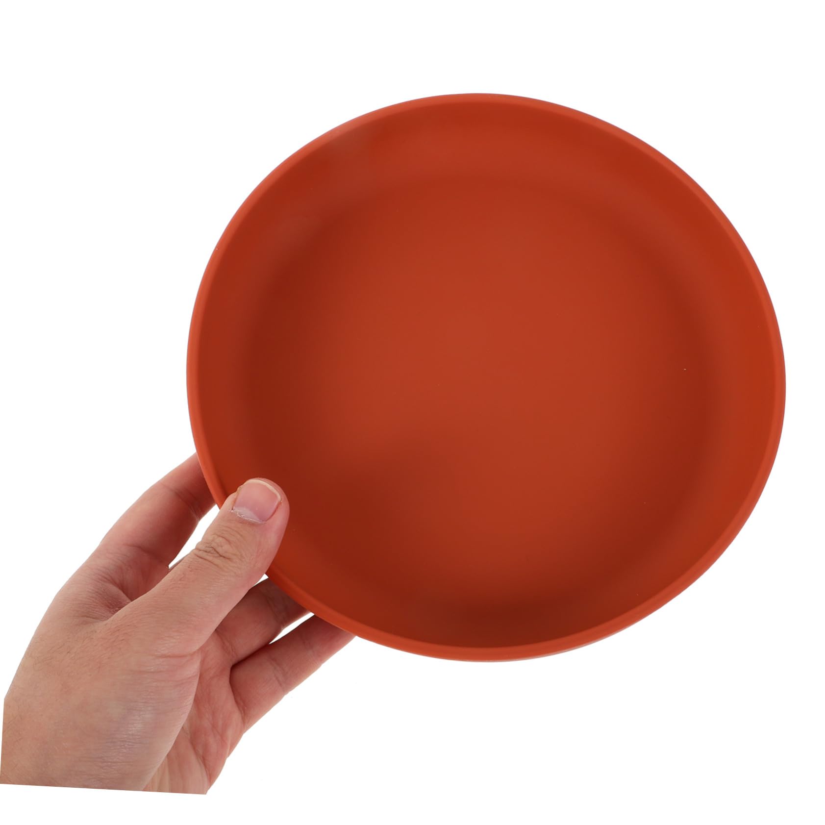 Healvian Assiette Anti-déversement Silicone pour Personnes Âgées Ventouse, Bol Incassable Caramel, Vaisselle Adaptée Autonomie Repas Quotidien