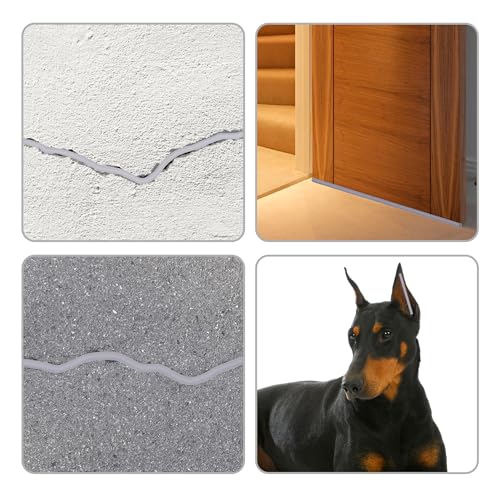 Image of U0U Backer Rod 1 /8 Inch,Foam Backer Rod Caulk Saver for Gaps and Joint Concrete Filling,16.4Ft Grey Concrete Expansion Joint Filler (1 /8 inch * 16.4 feet)