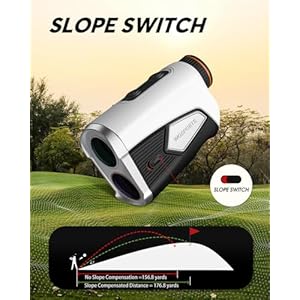 WOSPORTS Golf Rangefinder with Slope, 1500-Yard Pin Lock Vibration Range Finder(Feet/Meters/Yards), 7X Magnification, Magnetic Mount, Rechargeable WOSPORTS Golf Rangefinder with Slope 1500 Yard Pin Lock Vibration Range FinderFeetMetersYards 7X Magnification Magnetic Mount Rechargeable