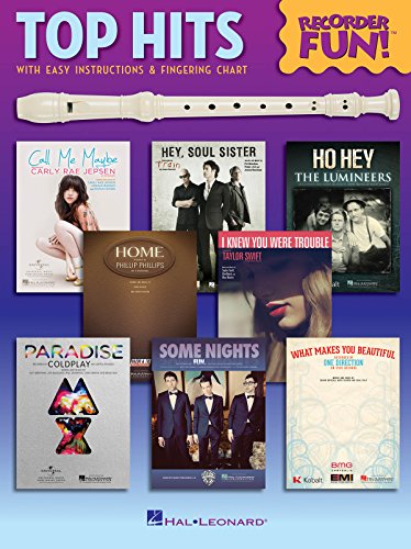 Top Hits - Recorder Fun!: with Easy Instructions & Fingering Chart