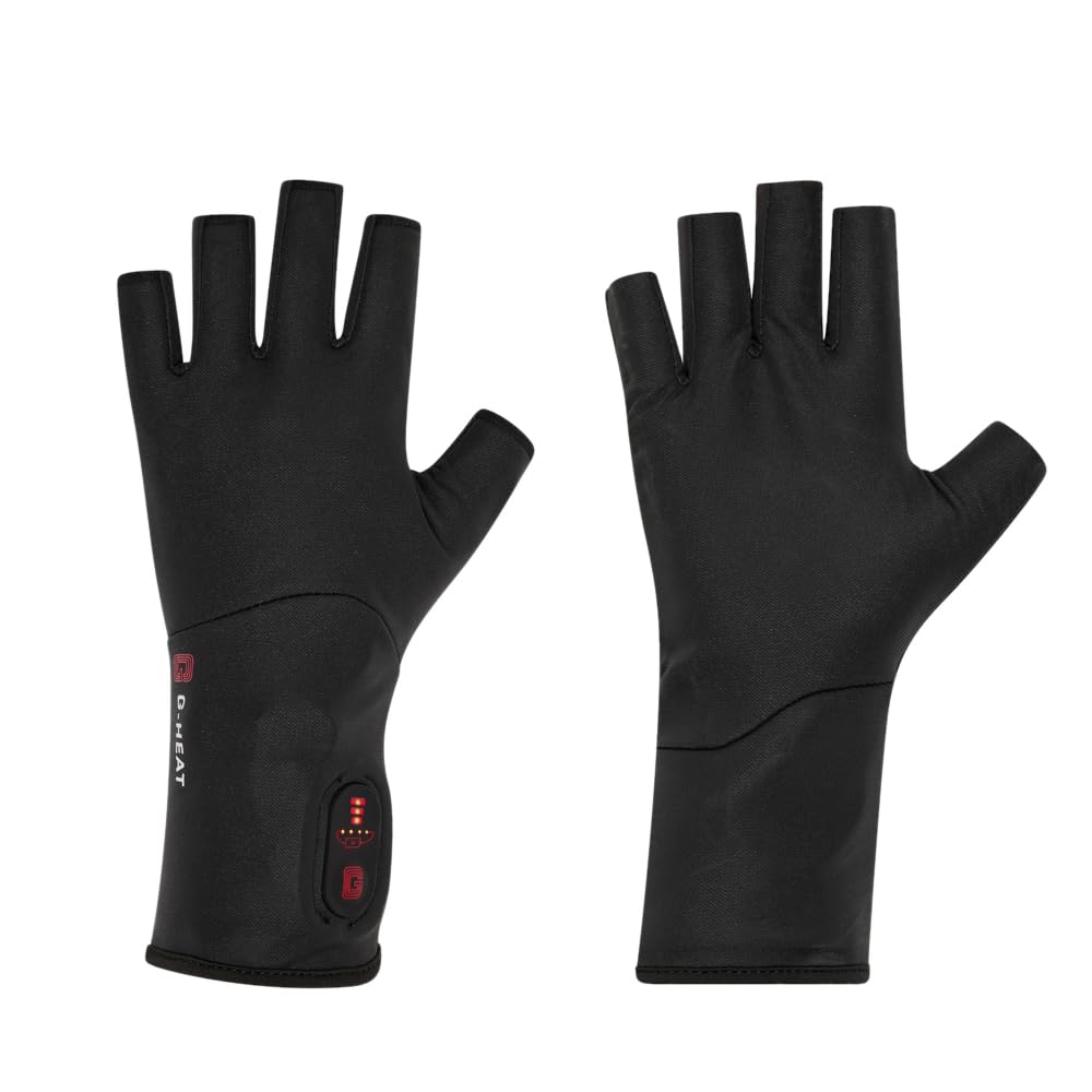 G-HEAT – Beheizbare Handschuhe Mitten Unisex mit wiederaufladbaren Akkus | Beheizbare Unterhandschuhe mit Zweite-Haut-Gefühl, offenen Fingerspitzen & ultradünn | Ideal für Alltag, & Gesundheit
