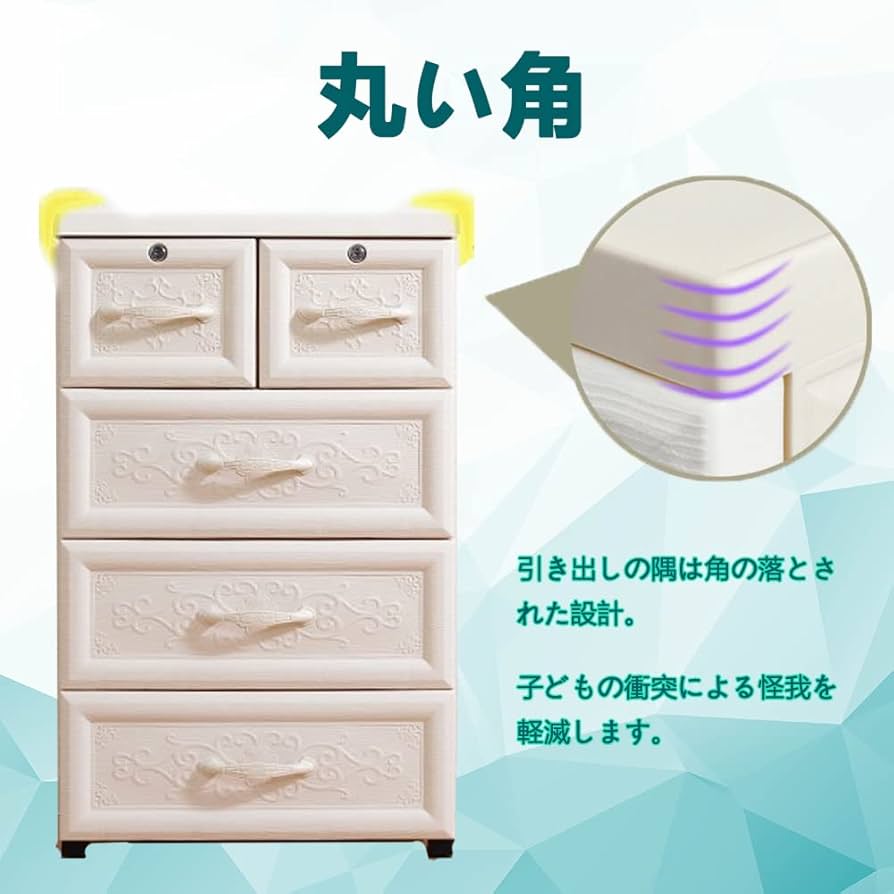 整理箱　タンス　引き出し Amazon｜seiyishi チェスト 4段 収納ボックス おしゃれ 収納