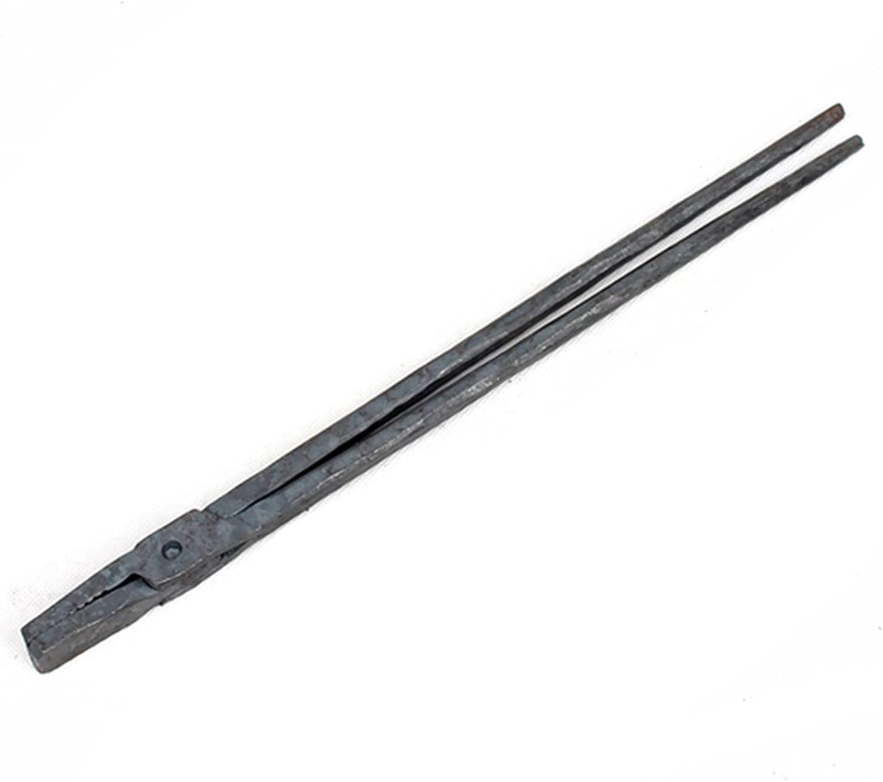 Blacksmith's Tongs Blacksmith Tongs Flat Tongs Wolf Jaw Tongs Blacksmith's Tong 370mm 760g Blacksmith's Tong for Knife Making Blacksmith Anvil Forge