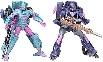 Transformers Legacy Evolution Deadeye Duel 2-Pack 5.5” Senate Guard Autobot Javelin & Ascenticon Kaskade Action Figures