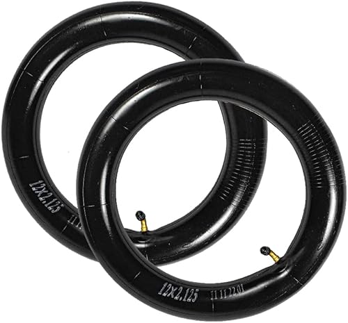 Miniatura 10 de HQRP Tubo interior de neumático de 12.5 x 2.25 pulgadas con válvula en ángulo para bicicletas de bolsillo, scooters de gas, scooters eléctricos,