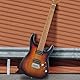 EART 6-Saiten Solid Body E-Gitarre EYP-OMNI24 Geröstet Bookmatched Mahagoni Body Artones-Hh-Y Pickup Set für kreative junge Musiker(Sunburst)