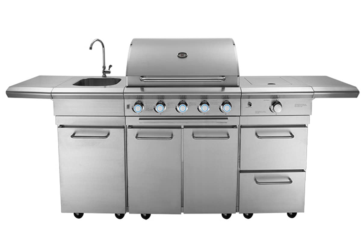 Buy RSTJSjef Large Luxury Kitchen Furniture BBQ Stove for Villa