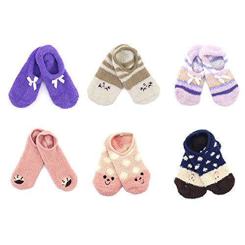 Image of BambooMN Women's Super Soft Warm Cozy Fuzzy Socks Assortments