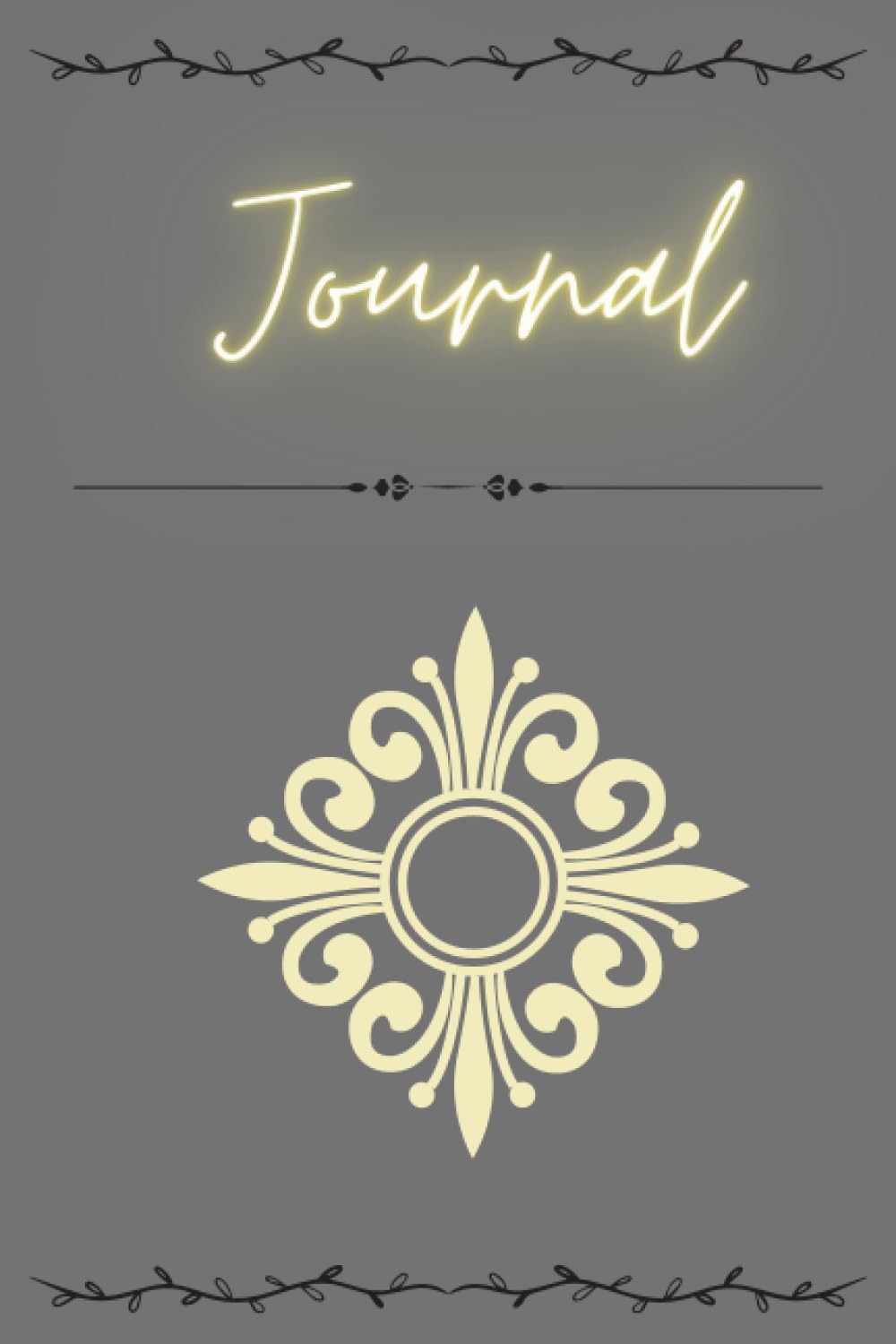 Journal: Sleek Blank Lined Notebook