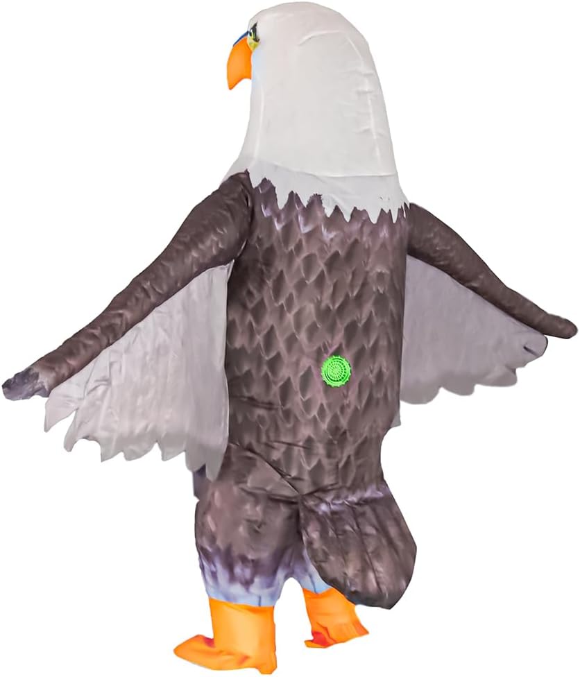Inflatable Eagle Mascot Costume for Adult Blow up Eagle Costume Funny Halloween Cosplay Costume Outfit - Image 6