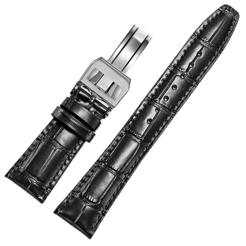 Bracelet de montre en cuir 22mm alligator classique pour Spitfire IW3777