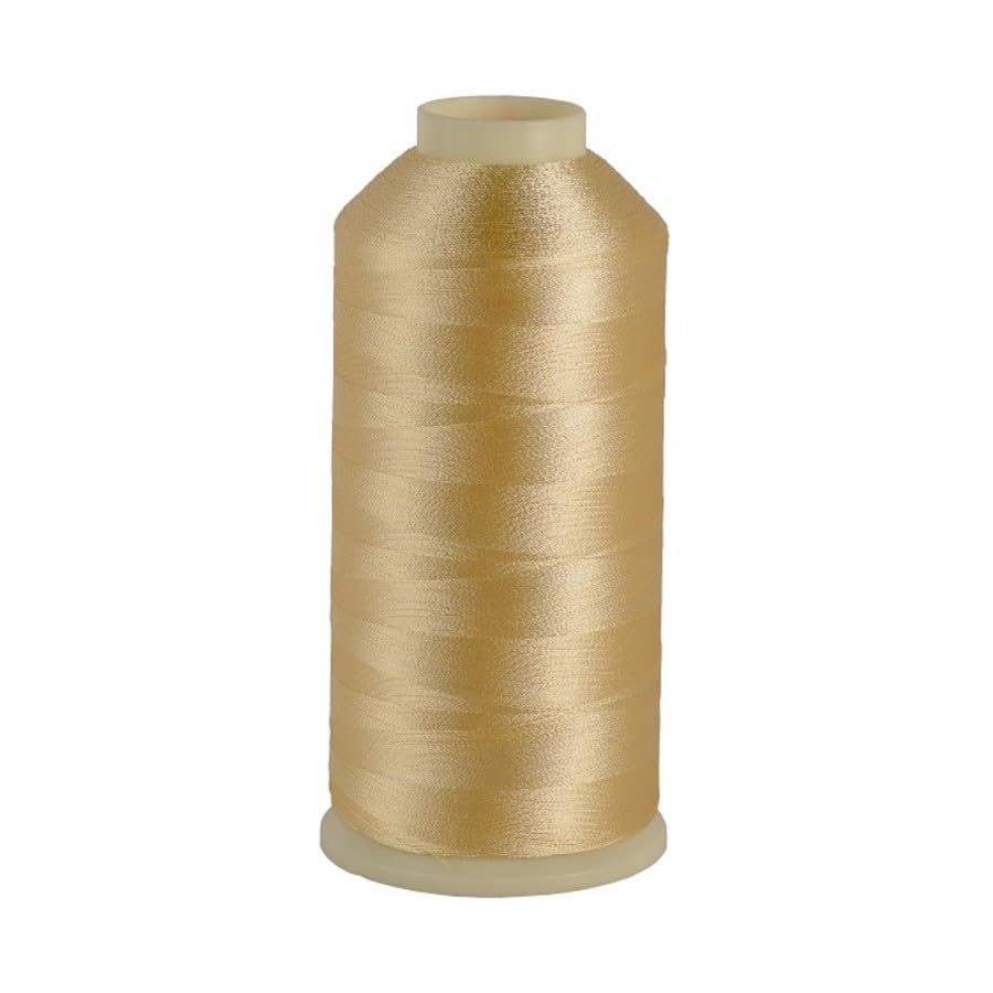 Marathon Embroidery Machine Thread 1,000m Rayon in a Choice of Colours (Cream Yellow 1010)