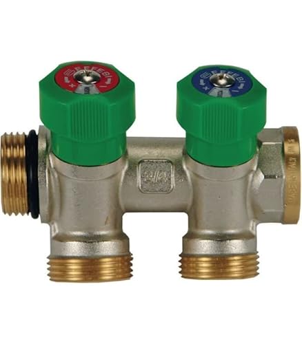 Effebi Trinkwasserverteiler 2-fach DN15 (1/2), PN16 flachdic Cover