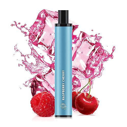DBL STICK PLUS 電子タバコ 使い捨て VAPE ベイプ 大容量 爆煙 水蒸気タバコ 禁煙パイポ ニコチンゼロ (ラズベリーチェリー)