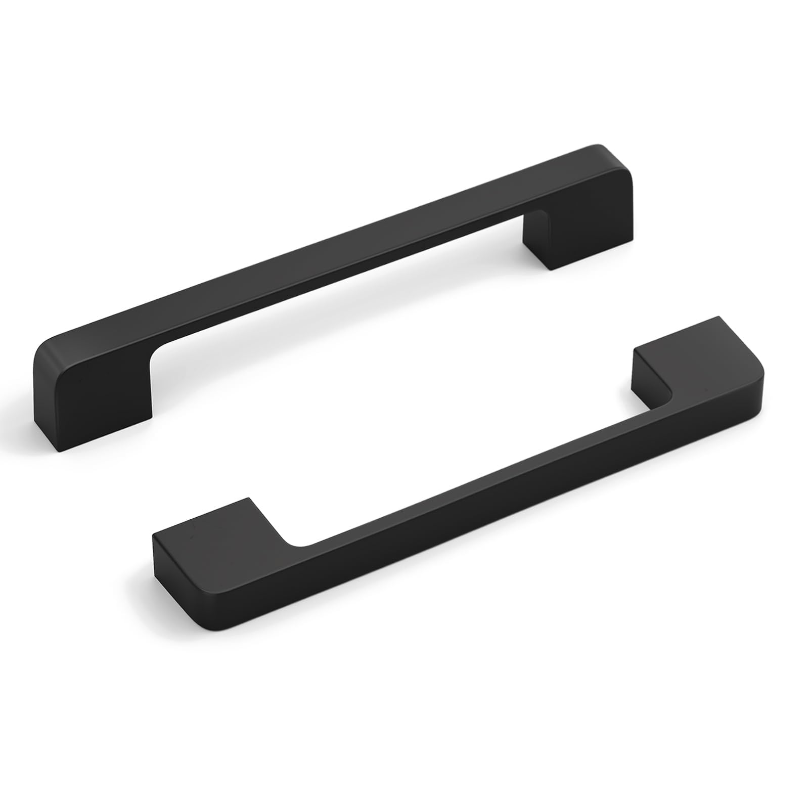 Rergy 6.25inch Zinc Kitchen Cabinet Handles - 2 Pack Drawer Pulls Brushed Satin Nickel Cabinet Pulls Zinc Alloy Sliver Handles for Dresser Drawers Modern Kitchen Handles — image 1