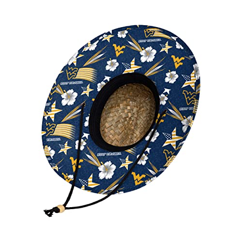 Image of FOCO West Virginia Mountaineers NCAA Americana Straw Hat