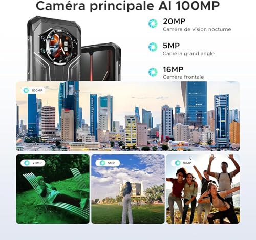 Téléphone incassable S119 résistant aux chutes avec autonomie de plusieurs jours - 6