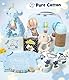 Baby Geschenk Jungen Mädchen Neugeborenen Geschenke zur Geburt mit Schmusetuch/Baby Strampler/Socken/Musselin Decke/Rassel Windeltorte Geschenkbox Baby Shower Party Gender Reveal Geschenk (Blau)