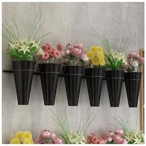 Support pour pots de fleurs d'intérieur avec seaux pour organiser un magasin de fleurs