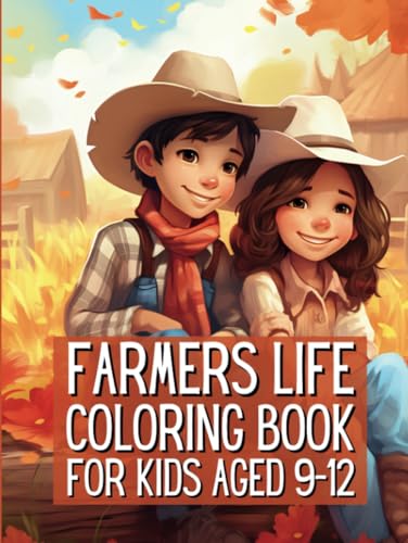 Farmers Life Coloring Book: 40 Coloring Pages For Kids Aged 9-12 image 2