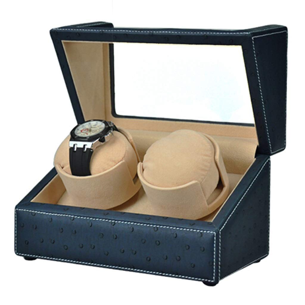 FENOKD Watch Winders Watch Winder, Rotating Shake Table Ultra Quiet Household 2+0 Electric Motor Box Prevent The Watch from Stopping Automatic Winding Boxs W