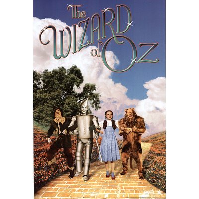 Culturenik 569835-ROLL_6 Wizard Of Oz Movie (Group Walking On Yellow Brick Road) 36X24 Movie Art Poster Print Wall Decor Hollywood Classic cover