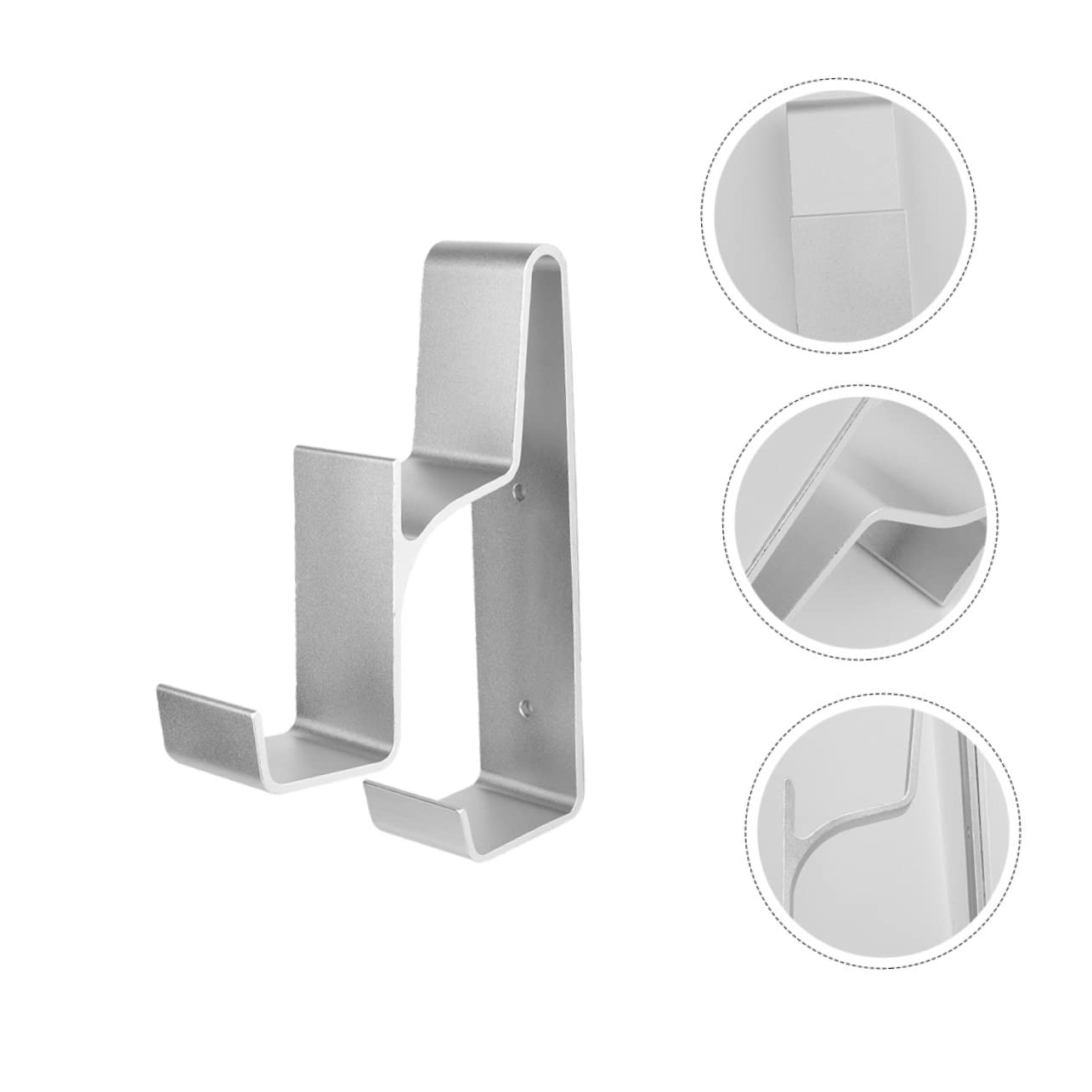 Cabilock Supporto per Gamepad e Cuffie da Gaming da Parete, Lega di Alluminio, Base Stabile, Argento, per Ufficio e Dormitorio