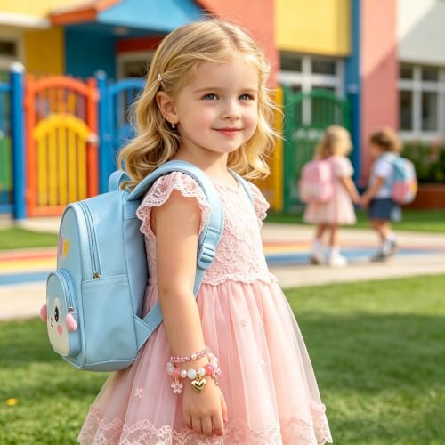 Image of First Day of Kindergarten Bracelets,First Day of School Bracelets for Mom and Daughter,Back to School Bracelet Pre-K Matching Heart Wish Adjustable Bracelet