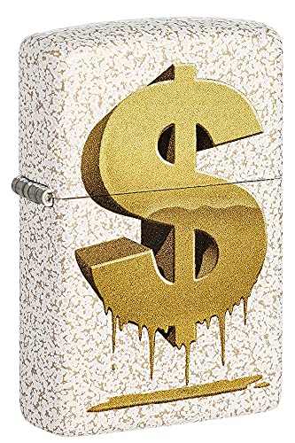 Encendedor Zippo diseño Drippy Dollar Mercury Glass miniatura 1