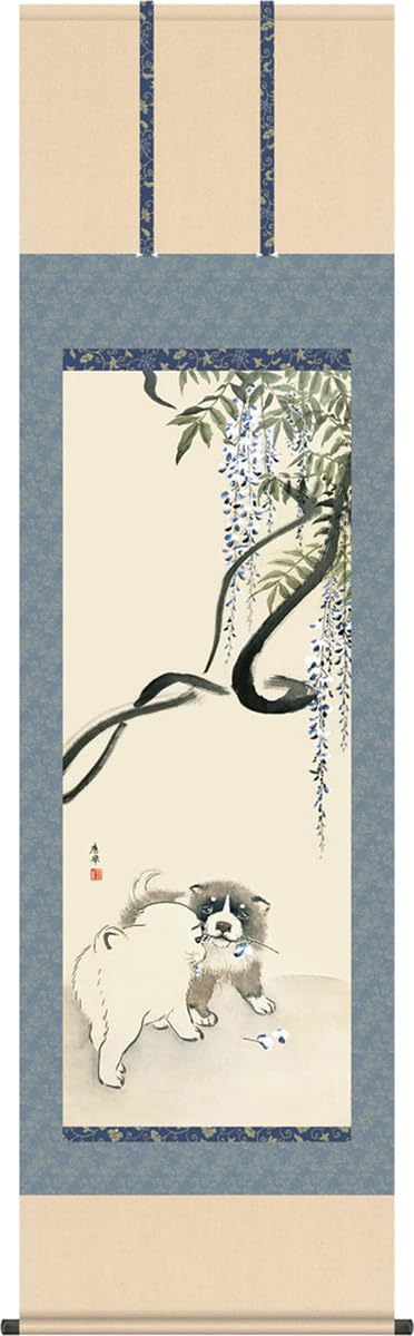 【真作】藤瀬冠邨(画)来城(賛)/瓢箪画賛/掛軸/名家伝来/Z-849 真作】藤瀬冠邨(画)来城(賛)/瓢箪画賛/掛軸/名家伝来/Z-849