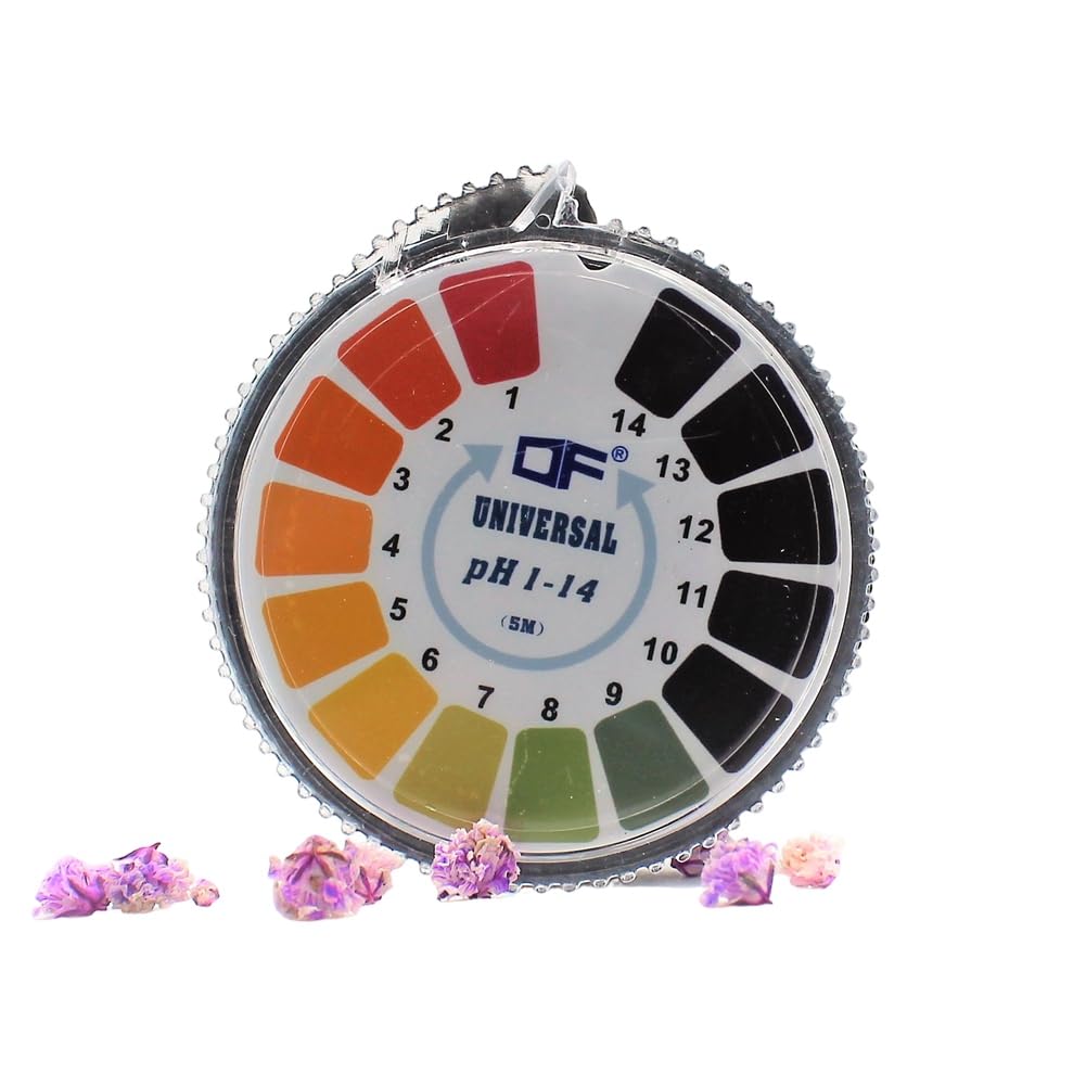 Jnchdghwa Alkaline Acid Indicator Meter Test Paper Roll 5M 1-14 PH Measurement for Water, Urine, Saliva, Soil Litmus Accurate