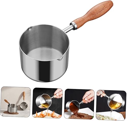 Miniatura 7 de Cazuela de aceite mini calentador de acero inoxidable cacerola al vapor olla para hacer velas, olla de chocolate para derretir ollas de aceite para