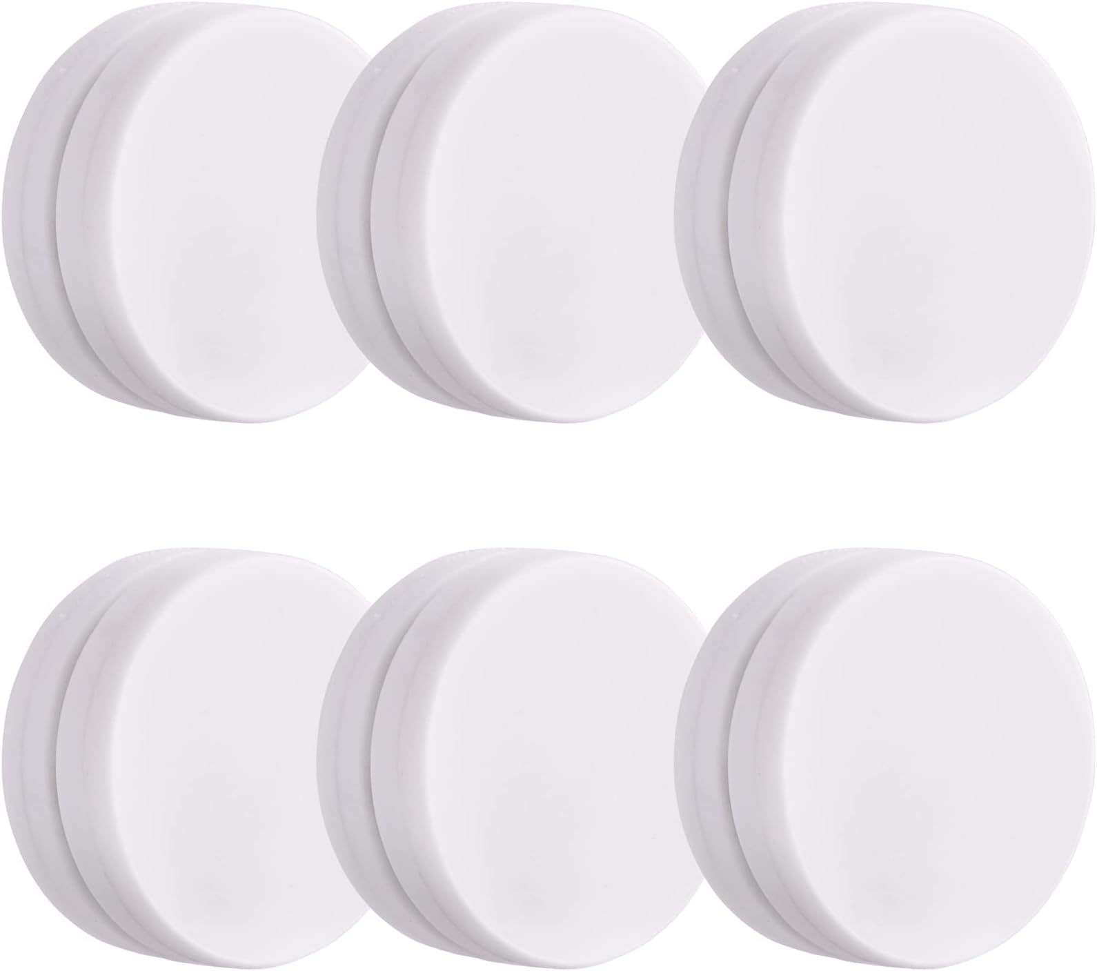 Magnetic Shower Curtain Weights, Rubber Covered Heavy Duty Weights, Prevent Curtain Liner from Blowing Around, Work for Drapery, Tablecloth, Flag, Outdoor Curtain 4 Pairs(Pack of 8)