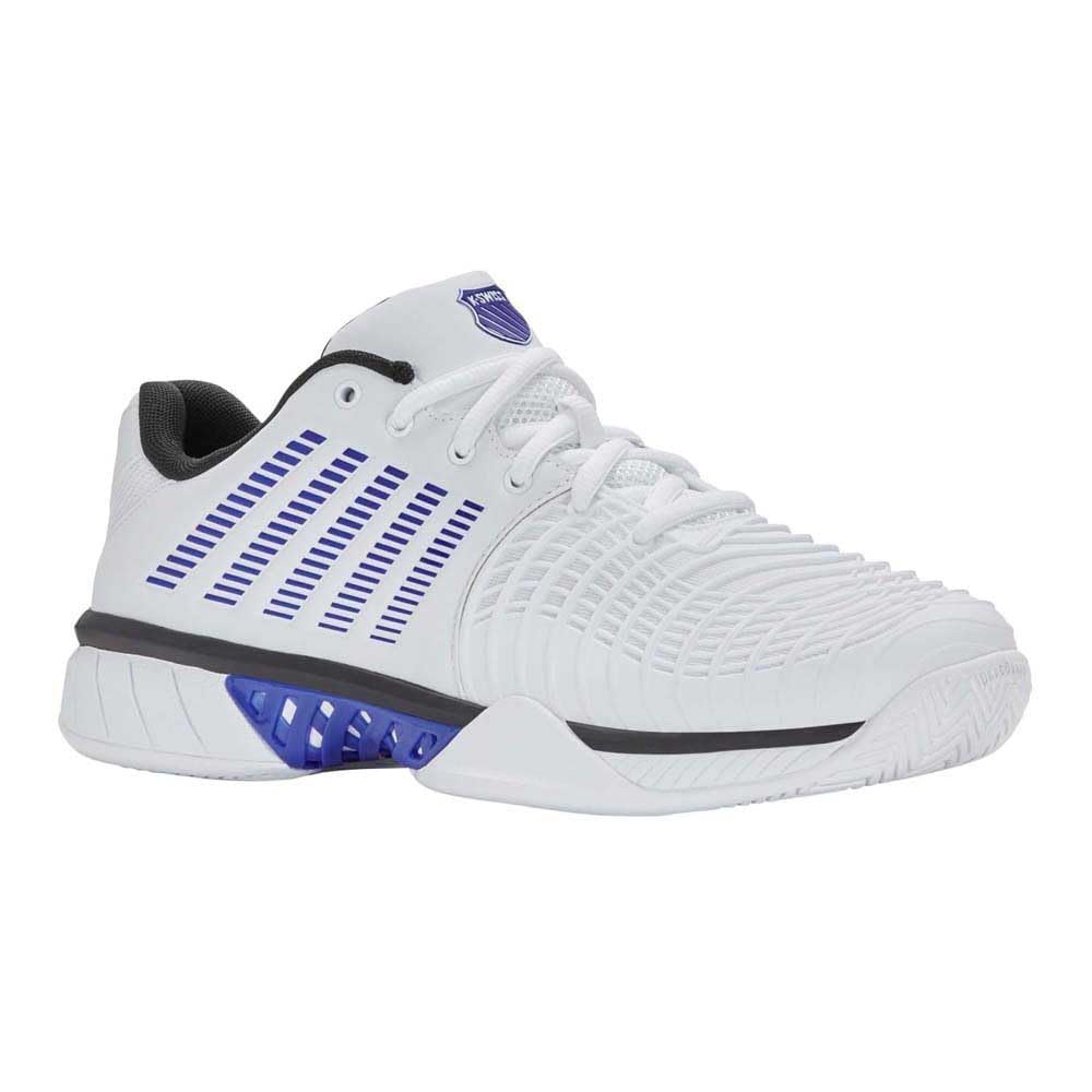 K-Swiss Express Light 3, Scarpe da Tennis Uomo, White Dazzling Blue Black, 44 EU