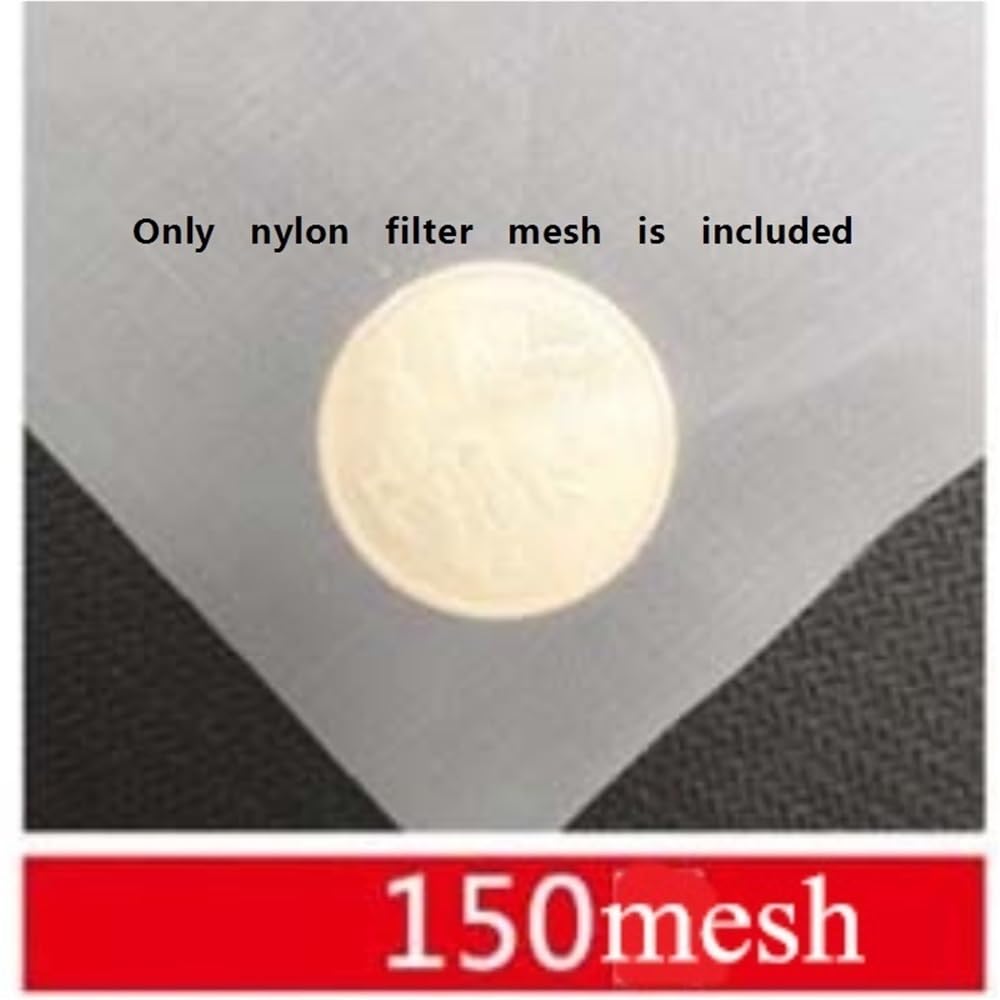 Nylon-Mesh-Bildschirm 1 Stück feines Nylonsieb, 150 Maschen, Nylonsiebrolle, x 5 m, 10, weiße Stoffrolle
