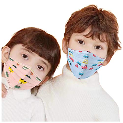 Las Rebajas 50/100 Unidades de Niños Protección Facial con Estampado de Coches Aire Libre (Coche*20) Cover
