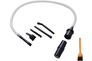 EZ SPARES 7-piece Micro Vacuum Attachment Kit for Keyboard and Crevice Cleaning