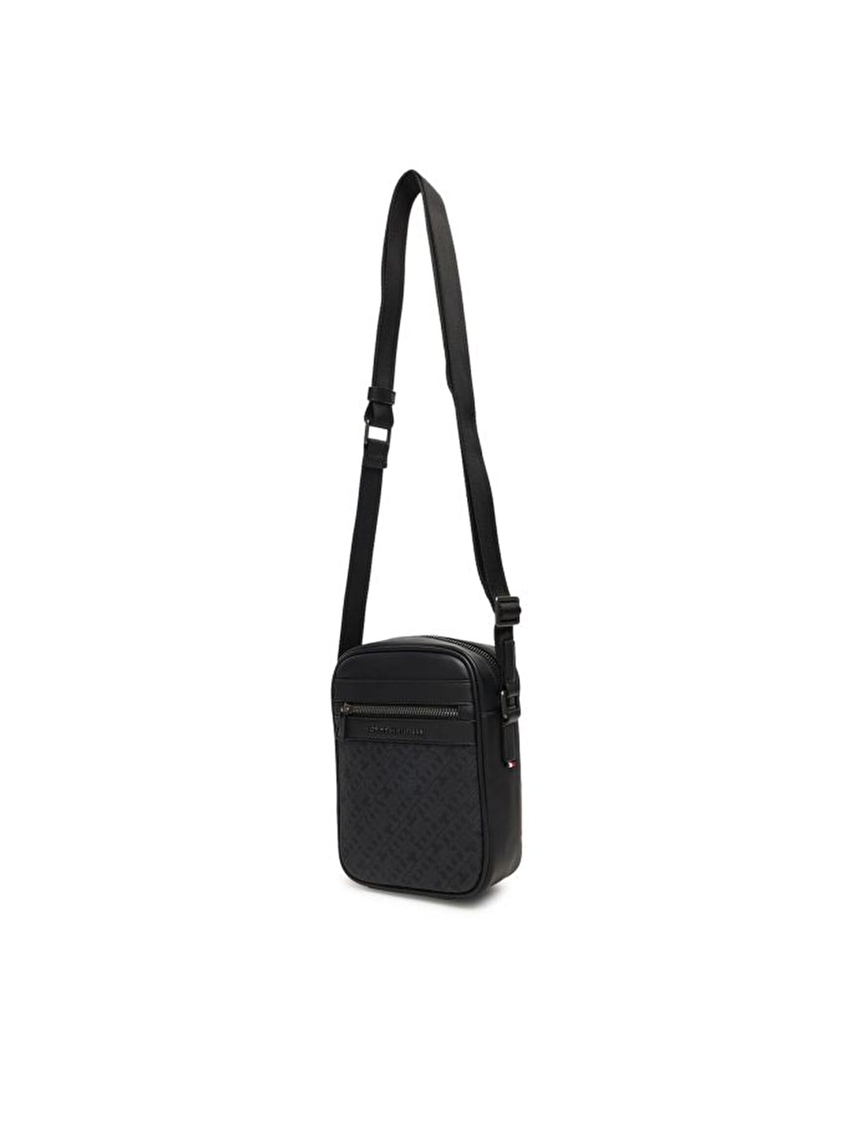 Tommy Hilfiger TH MONOGRAM MINI REPORTER, COLOR BLACK BDS - BLACK One Size