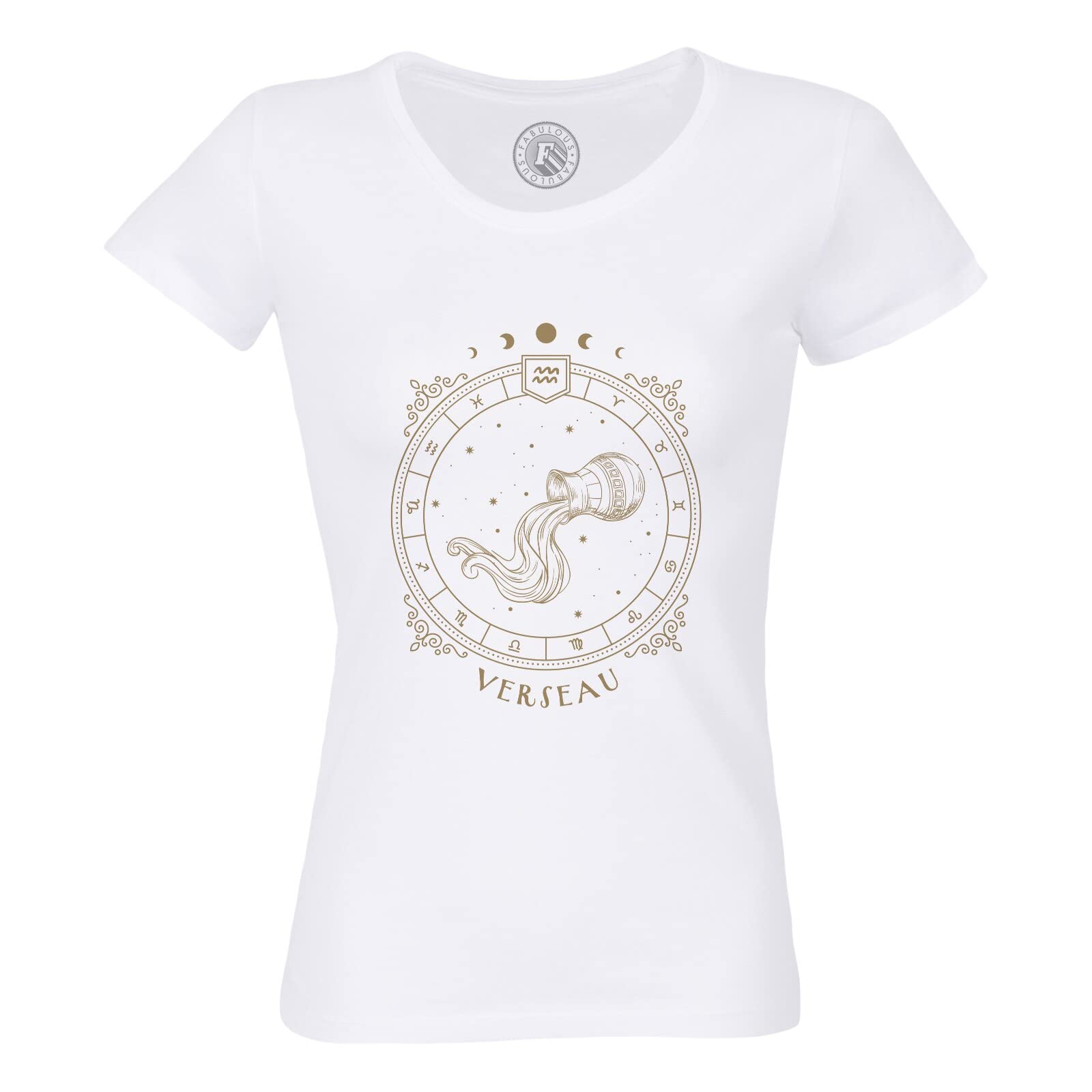T-shirt Verseau Carte De Tarot - Astrologie Zodiaque - Unisexe S à 5XL - Neuf