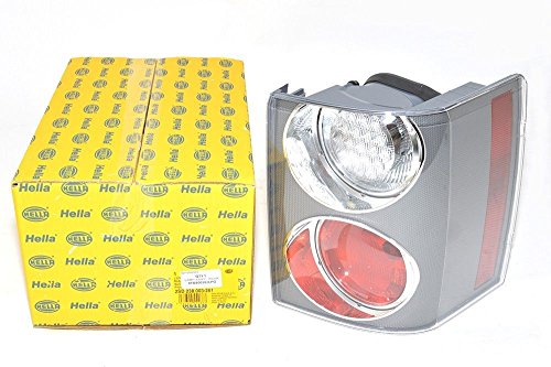 HELLA OEM REAR TAIL LIGHT LAMP RH/PASSENGER SIDE CLEAR VERSION WITHOUT SIDE MARKER COMPATIBLE WITH LAND ROVER RANGE ROVER L322 HSE 2006-2009 OEM PART: XFB500262LPO