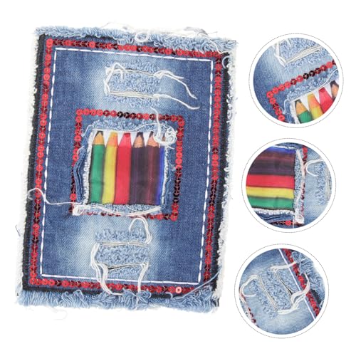 Patchs de réparation pour jeans en denim STOBOK : kit complet pour couture