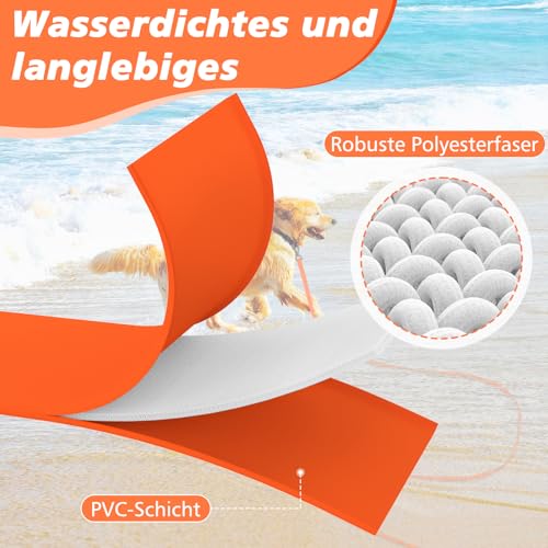 X XBEN Wasserdicht Schleppleine für Hunde,3M 5M 10M 15M 20M 30M Gummierte Schleppleine mit Abschließbarer Karabine,Wasserfest Hundeleine Laufleine für Große bis Kleine Hunde,Robuste Trainingsleine