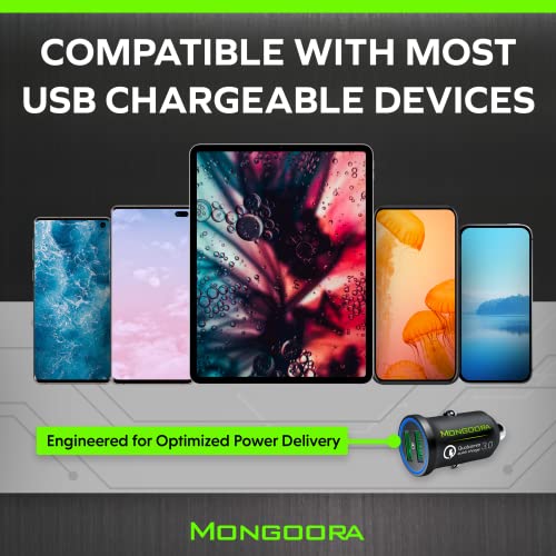 Mongoora IBD 330-Q3 Car Charger Adapter - Metal thumb #5