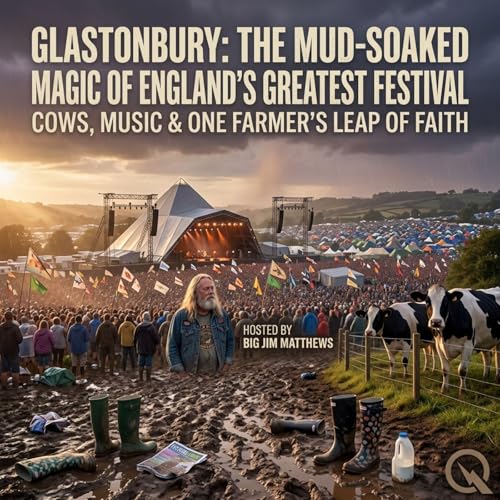『Glastonbury: The Mud-Soaked Magic of England's Greatest Festival』のカバーアート