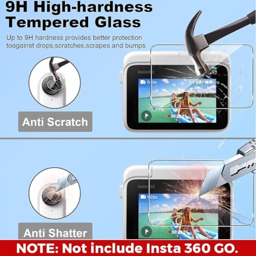Image of Action Pro Screen Protector Camera Lens Compatible With Insta360 GO3 HD Camera(Set-2 /4Pieces)
