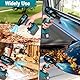 Mini Gebläse für Makita 18V Akku, 130000RPM/Min 180W Laubbläser Gebläse, 4 Gang Tragbar Staubbläser, Jet Dry Turbo Fan Industrieventilator für Haartrocknung, Reinigung Auto,Tastatur (Keine Batterie)