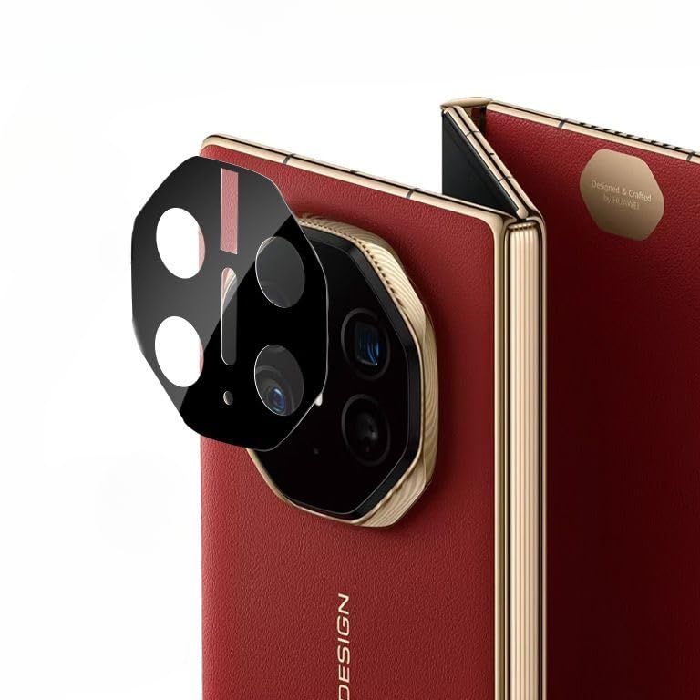 2 Pack Compatible with Huawei Mate XT Ultimate Camera Lens Protector Cover Case Back Tempered Glass for Mate XT Extraordinary Master Lens Ring Film